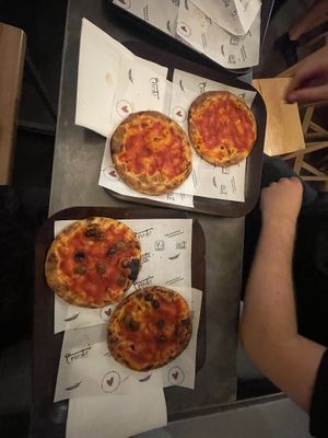   at Trieste Pizza in Rome