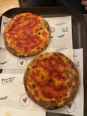   at Trieste Pizza in Rome