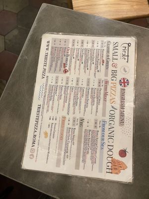   at Trieste Pizza in Rome