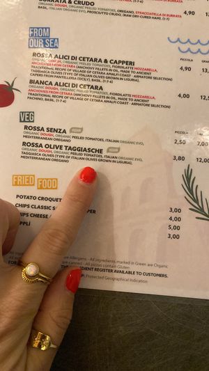   at Trieste Pizza in Rome