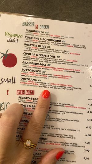   at Trieste Pizza in Rome