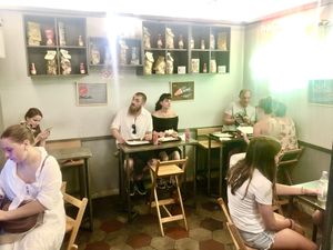 Interior  at Trieste Pizza in Rome