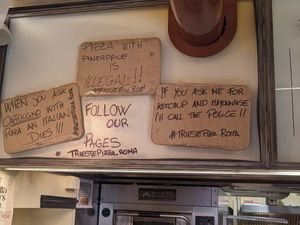  at Trieste Pizza in Rome