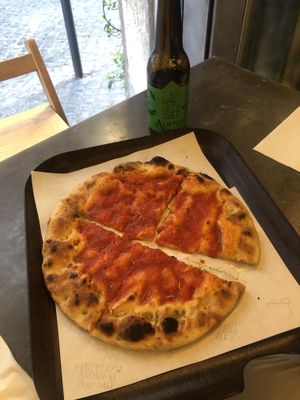   at Trieste Pizza in Rome