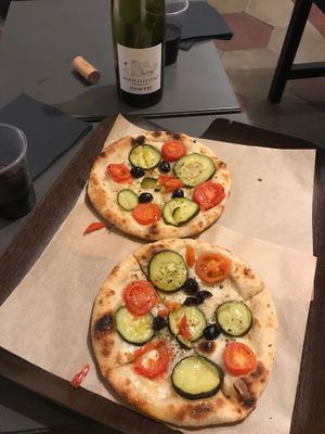 Vegan. No cheese veggie  at Trieste Pizza in Rome