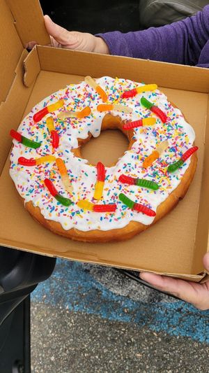 Birthday, Donut! at Luther Burger in Richmond