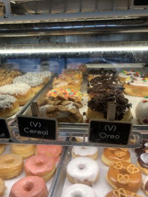 Possibly non vegan cereal (they couldn’t give me an answer) listed as vegan  at Luther Burger in Richmond