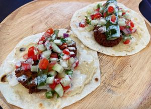 Falafel Tacos at Pizza Luna / Tito's Burritos in Koh Phangan
