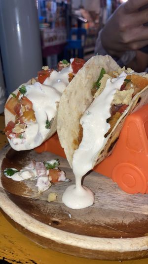 Sweet potato tacos  at Pizza Luna / Tito's Burritos in Koh Phangan