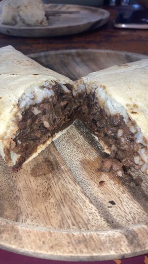 Fat burrito  at Pizza Luna / Tito's Burritos in Koh Phangan