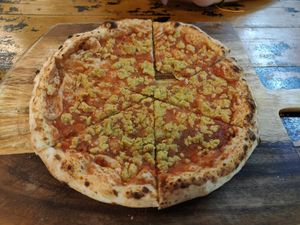 Large vegan Margherita at Pizza Luna / Tito's Burritos in Koh Phangan