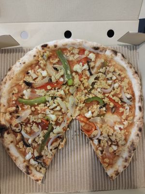 Roasted Veg Pizza (Big size) at Pizza Luna / Tito's Burritos in Koh Phangan