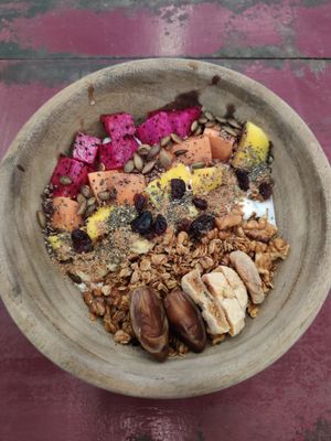 Vegan coconut yogurt bowl royale at Pizza Luna / Tito's Burritos in Koh Phangan