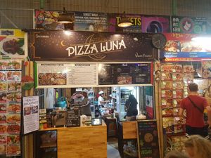 Food court at Pizza Luna / Tito's Burritos in Koh Phangan