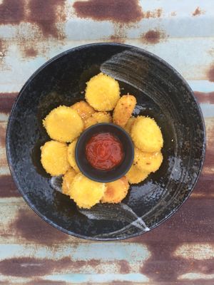 Crunchy Tofy at Mama Vegetarian Cafe in Hoi An