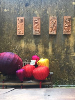 Atrium  at Mama Vegetarian Cafe in Hoi An