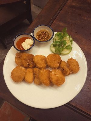Fried tofu  at Mama Vegetarian Cafe in Hoi An