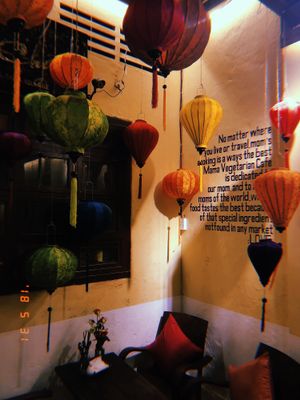 Cute atmosphere   at Mama Vegetarian Cafe in Hoi An