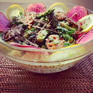 Lotus & Asparagus at Solo in Lisbon