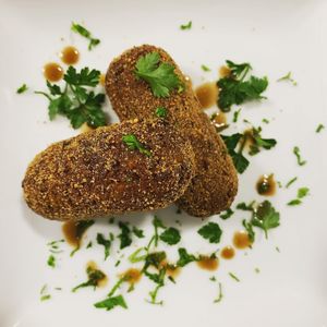 Tempeh croquettes  at Solo in Lisbon