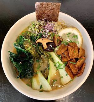 Special Vegan Ramen at Solo in Lisbon