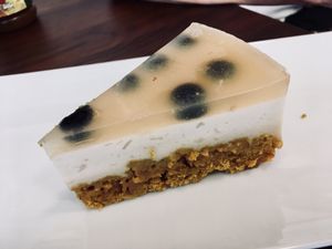 Blueberry cheesecake  at Solo in Lisbon