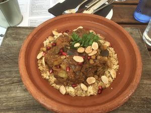 Vegan tagine   at Cantina Teguise in Lanzarote