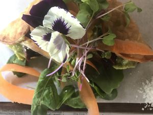 Vegan tacos  at Cantina Teguise in Lanzarote