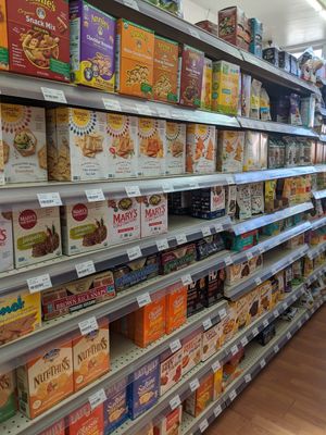 Crackers etc at Pacific Health Foods in Carpinteria
