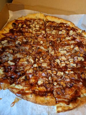 Vegan Old Memphis BBQ at Primoz Pizzeria in Cleveland