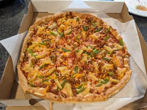 Vegan Hawaiian at Primoz Pizzeria in Cleveland