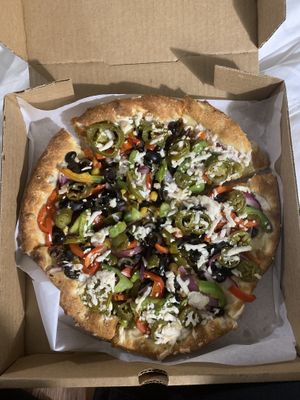 Mexican Vegan Pizza at Primoz Pizzeria in Cleveland
