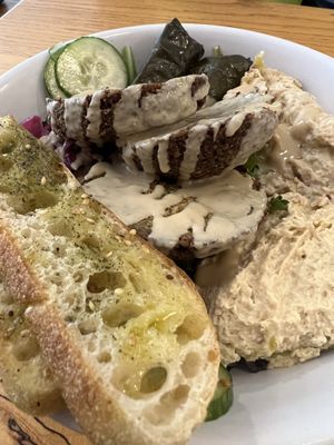 Falafel salad- gigantic falafel!   at The Big Cheese in Rosendale