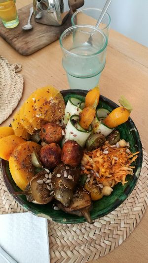 Gaia falafel bowl at Gaïa  in Marrakech