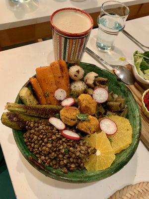 Is was delicious, but not enough for me at Gaïa  in Marrakech