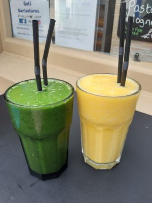 Smoothies at The Vegan Rocket in Lisburn