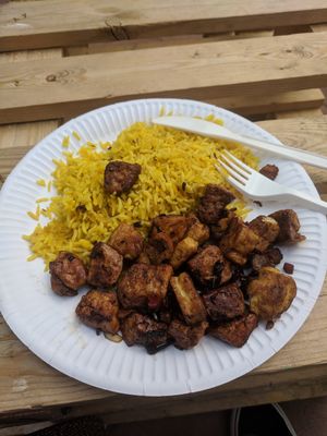 The Vegan Rocket's Salted chilli tofu... Yummm at The Vegan Rocket in Lisburn