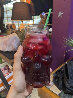 jamaican (hibiscus) tea 🌺 at Pachamama Health Food in Humacao
