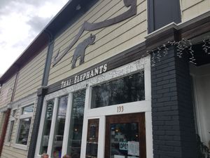 Front door at Thai Elephants in Watkins Glen