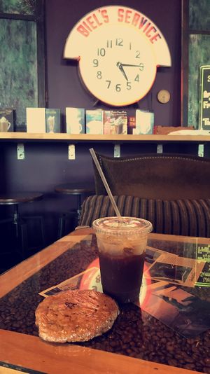 great espresso drinks w soy, almond or coconut milk at Babb's Coffee House in Jamestown