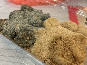 Black and White combo, only available in M size serving for $3.50. Additional 10c for takeaway   at Hougang Muah Chee in Central Singapore