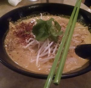 Yellow Curry Noodles at My Vegan in Los Angeles