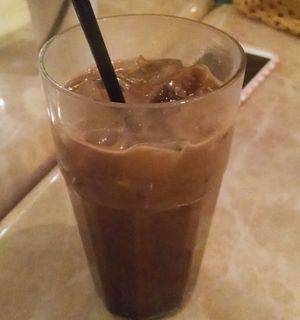 Thai coffee  at My Vegan in Los Angeles