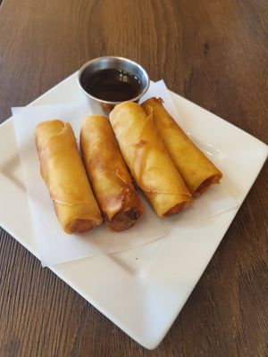 Spring roll at My Vegan in Los Angeles