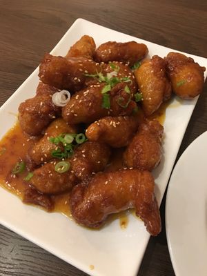 House specialty: Orange chicken at My Vegan in Los Angeles