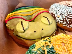 Pride month speciality items  at Strange Matter Coffee - Downtown in Lansing