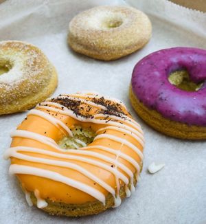 cake donuts  at Strange Matter Coffee - Downtown in Lansing