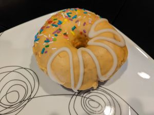 Orange creamsicle at Strange Matter Coffee - Eastside in Lansing