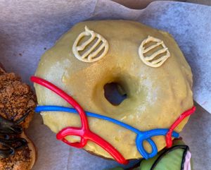 Star Wars Day release. Slay-3P0. Peach flavored.  at Strange Matter Coffee - Eastside in Lansing