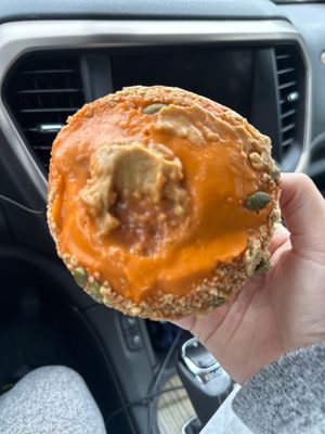 Pumpkin cheesecake omg 😳   at Strange Matter Coffee - Eastside in Lansing